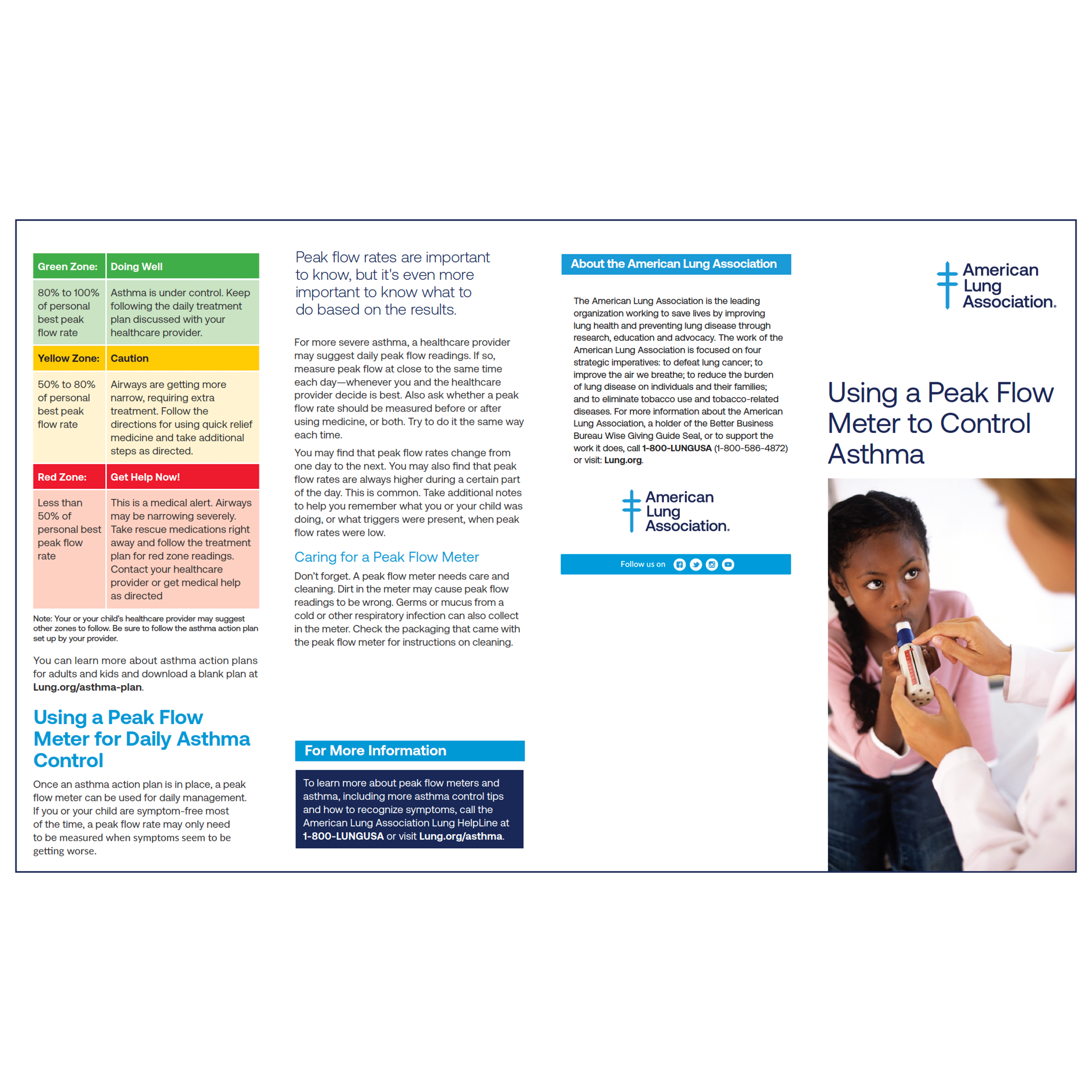 Using a Peak Flow Meter to Control Asthma American Lung Association